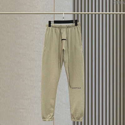 Uus mood ESSENTIALS Spordipüksid helkurkirjaga sörkimispüksid Hip Hop lahtised mehed naiste 100% puuvillased dressipüksid