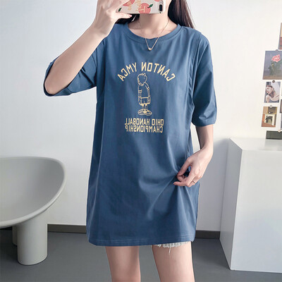 Pēcdzemdību drēbes mātei, kas baro bērnu ar krūti, T-krekls 5005B