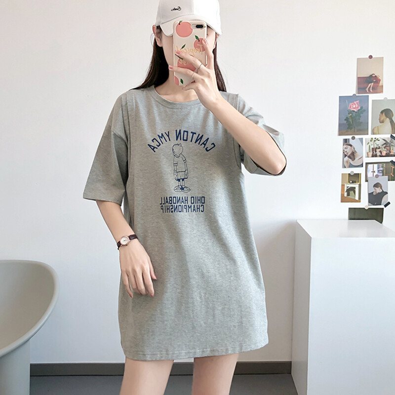 Pēcdzemdību drēbes mātei, kas baro bērnu ar krūti, T-krekls 5005B