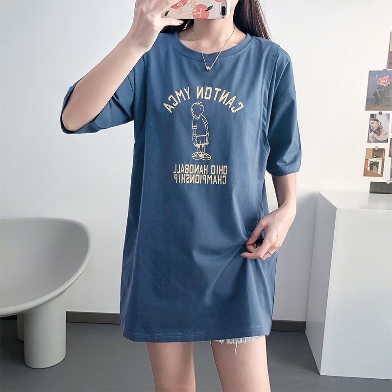 Pēcdzemdību drēbes mātei, kas baro bērnu ar krūti, T-krekls 5005B