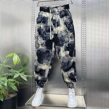 Мъжки дрехи Jogger Man Мъжки изрязани панталони Youngla Gym Man Панталони Jogging Big Size Ensembles De Sport Мъжки Joggers Harajuku