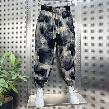 Мъжки дрехи Jogger Man Мъжки изрязани панталони Youngla Gym Man Панталони Jogging Big Size Ensembles De Sport Мъжки Joggers Harajuku