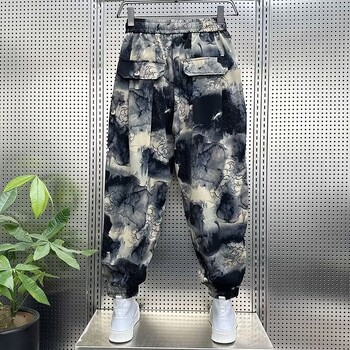 Мъжки дрехи Jogger Man Мъжки изрязани панталони Youngla Gym Man Панталони Jogging Big Size Ensembles De Sport Мъжки Joggers Harajuku