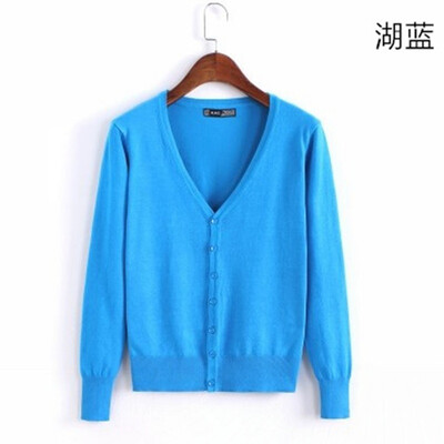 Džemperis, trikotāžas jaciņa ar pogu jaka 2023. gada pavasara rudens V veida kakla izgriezums, brīvs liela izmēra garās piedurknes ikdienas topi sievietēm, 4XL džemperis