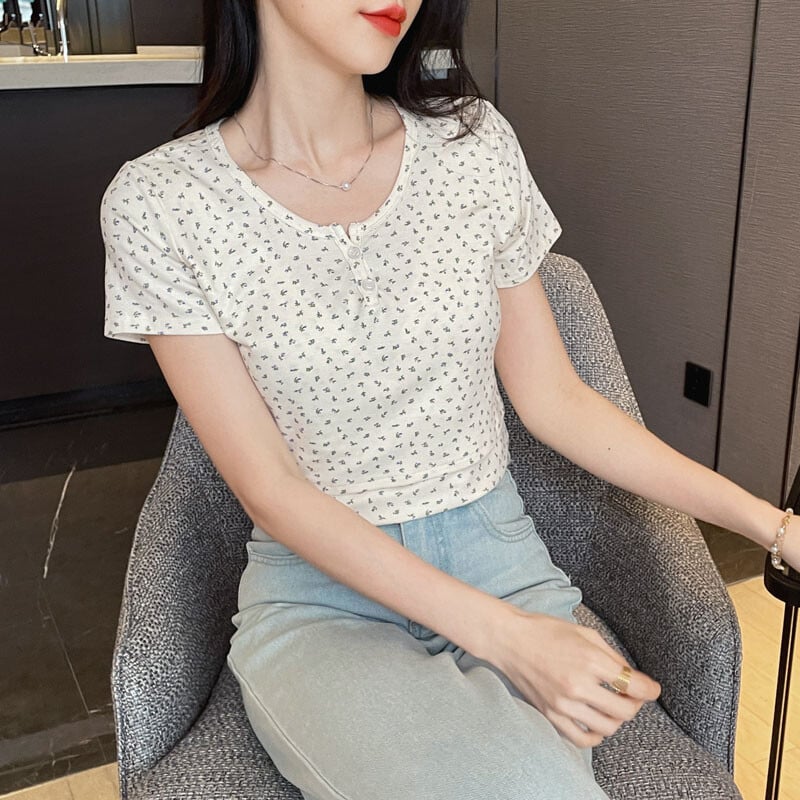 Μπλουζάκια θηλασμού για έγκυες καλοκαιρινές χαριτωμένα μπλουζάκια εγκυμοσύνης γαλουχίας από 100% βαμβακερά λουλούδια