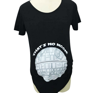 Vicces kismama pólók Bő ruhák terhes nőknek Föld betűk Nyomtatás Rövid ujjú pólók Nyári terhességi ruházat