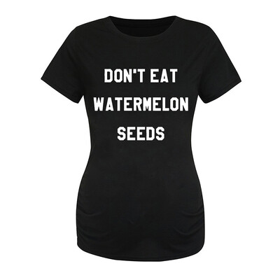 Maternitate Moda Femei Tricouri drăguțe 2022 de vară Desene animat Scrisoare Imprimat Haine Ocazional Pregat Tricouri Prenatale Îmbrăcăminte pentru sarcină