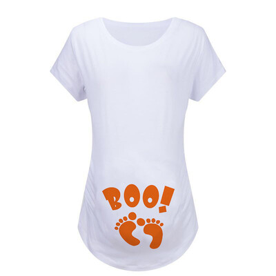 Maternitate Moda Femei Tricouri drăguțe 2022 de vară Desene animat Scrisoare Imprimat Haine Ocazional Pregat Tricouri Prenatale Îmbrăcăminte pentru sarcină