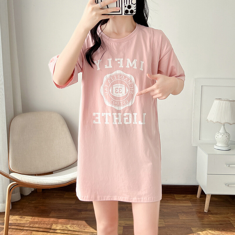 Tricouri de sarcină cu mâneci scurte de lungime medie Îmbrăcăminte pentru alăptare Femei însărcinate Îmbrăcăminte pentru alăptare 6027B