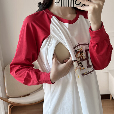 Dječje stvari za hranjenje Dojenje Jesenska majica dugih rukava Odjeća za trudnice 6082B