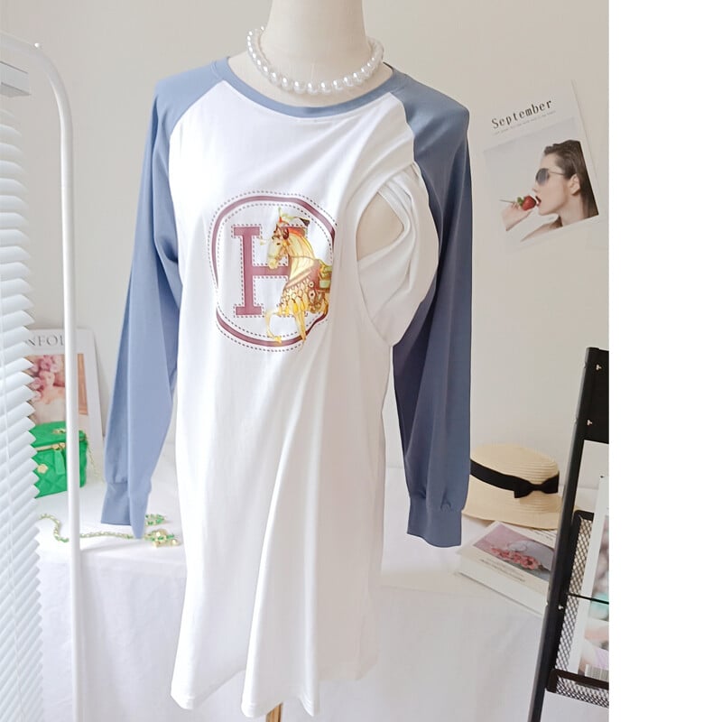 Dječje stvari za hranjenje Dojenje Jesenska majica dugih rukava Odjeća za trudnice 6082B