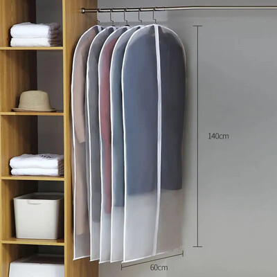 1/5gab Virsdrēbes Piekarināms Apģērbs Kleita Apģērbs Uzvalks Mētelis Putekļu aizsargs Mājas Uzglabāšanas Soma Soma Soma Organizators Garderobes piekarināmais