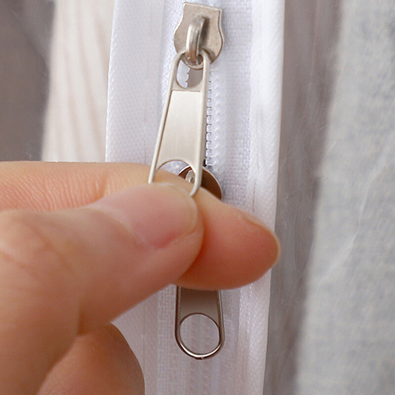 Haine cu fermoar 3D Acoperire de praf Depozitare haine Dulap pentru costum Husă pentru carcasă Organizator de acasă Genți Costume de rochie Genți de îmbrăcăminte pentru haine