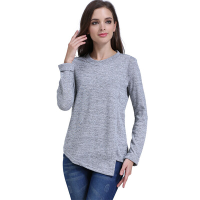 Emotion Moms Fashion Ρούχα εγκυμοσύνης Μακρυμάνικα Τοπ εγκυμοσύνης Θηλασμού Κορυφαία ρούχα θηλασμού για έγκυες γυναίκες