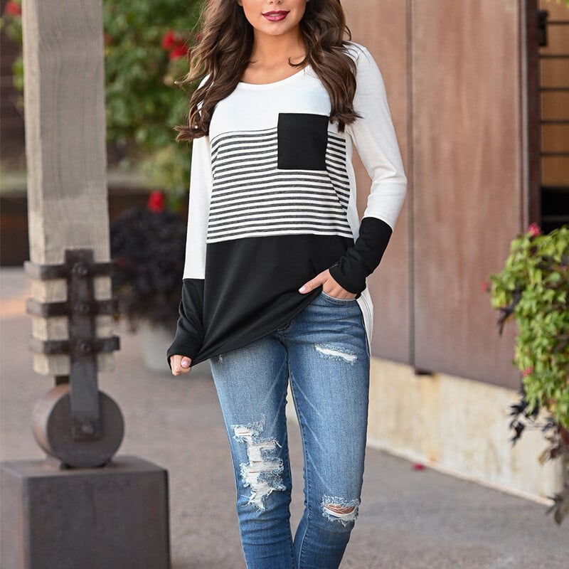 Mama Drēbes Grūtnieču drēbes Grūtnieču blūzes Grūtnieču rievotas Topi Garām piedurknēm Ar kaklu Grūtniecības T-krekls Sieviešu apģērbs