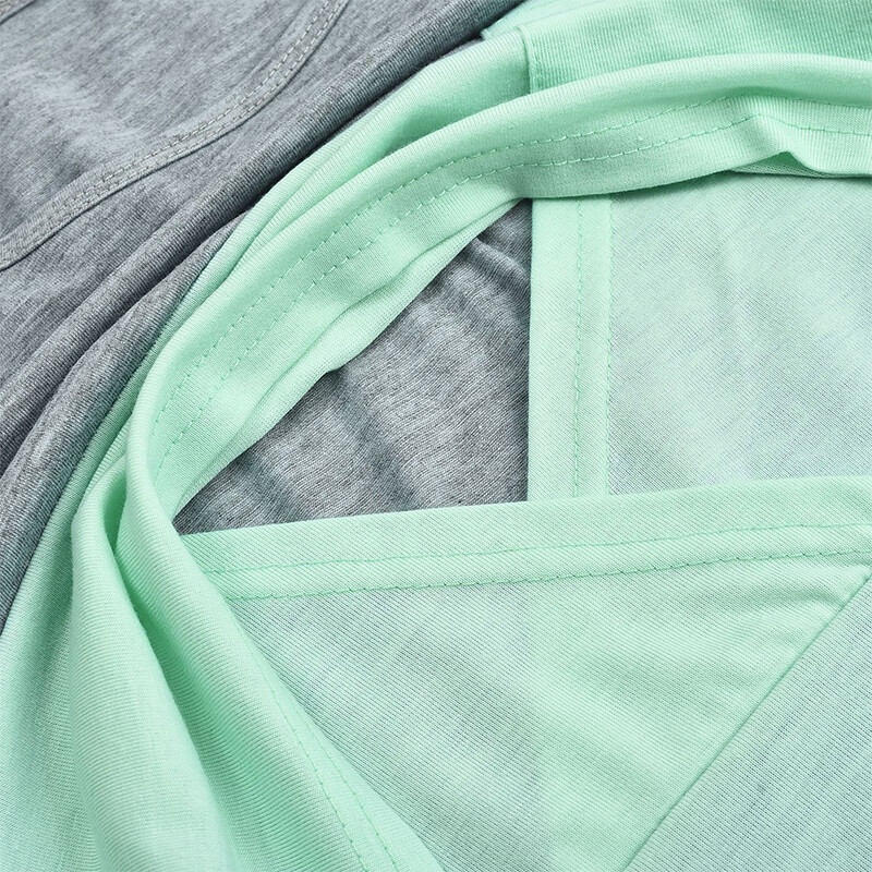 Mama Drēbes Grūtnieču drēbes Grūtnieču blūzes Grūtnieču rievotas Topi Garām piedurknēm Ar kaklu Grūtniecības T-krekls Sieviešu apģērbs