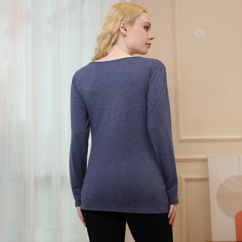 Široke bluze za trudnice i dojilje Majice kratkih rukava za dojenje Proljeće Jesen Majice dugih rukava za trudnice Odjeća za trudnice