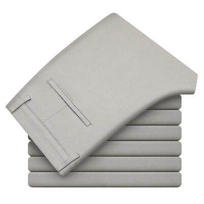 97% pamuk muške ležerne hlače jesenske modne udobne elastične uske ravne poslovne hlače crne vojnozelene kaki boje