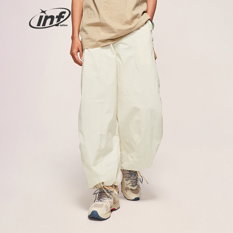 INFLAȚIE Pantaloni cargo clasici cu parașuta pentru bărbați Pantaloni largi cu picioare largi Pantaloni largi unisex