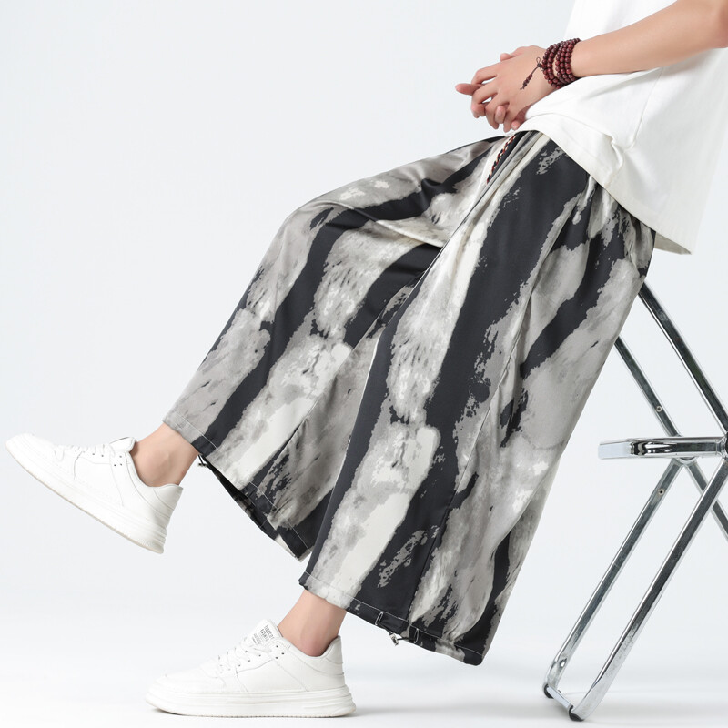 Ljeto 2024. Muške kimono hlače u japanskom stilu Muške kupaće hlače Japanske Harajuku ležerne široke muške kratke hlače široke nogavice 5Xl