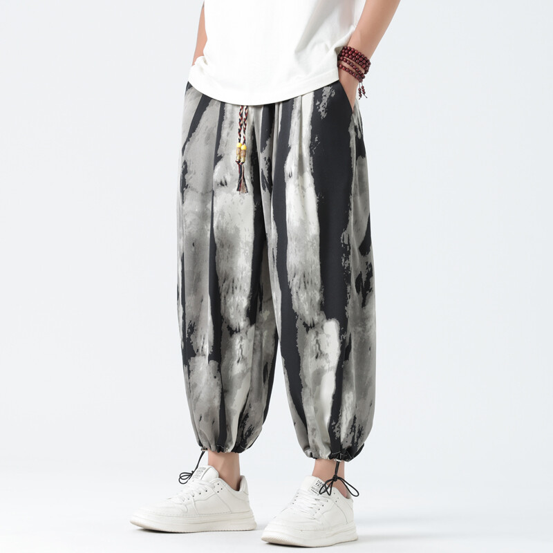 Ljeto 2024. Muške kimono hlače u japanskom stilu Muške kupaće hlače Japanske Harajuku ležerne široke muške kratke hlače široke nogavice 5Xl