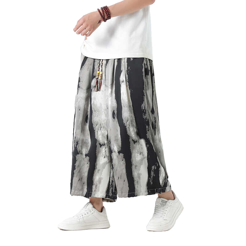 Ljeto 2024. Muške kimono hlače u japanskom stilu Muške kupaće hlače Japanske Harajuku ležerne široke muške kratke hlače široke nogavice 5Xl