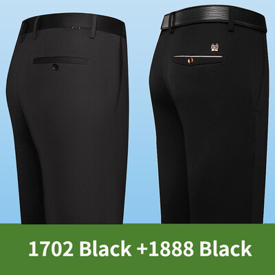 Klasične crne muške uredske svečane hlače za poslovne formalne, modne uske muške hlače za odijelo Ležerne hlače, velika veličina 28-40