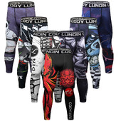Ανδρικό κολάν Cody Quick Dry Cool Compression Bjj Muay Thai κολάν Φούτερ υψηλής ποιότητας στη μέση Grappling παντελόνι γυμναστικής