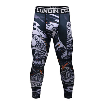 Ανδρικό κολάν Cody Quick Dry Cool Compression Bjj Muay Thai κολάν Φούτερ υψηλής ποιότητας στη μέση Grappling παντελόνι γυμναστικής