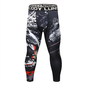 Ανδρικό κολάν Cody Quick Dry Cool Compression Bjj Muay Thai κολάν Φούτερ υψηλής ποιότητας στη μέση Grappling παντελόνι γυμναστικής