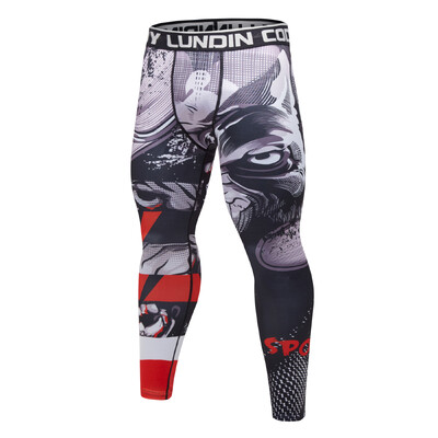 Ανδρικό κολάν Cody Quick Dry Cool Compression Bjj Muay Thai κολάν Φούτερ υψηλής ποιότητας στη μέση Grappling παντελόνι γυμναστικής