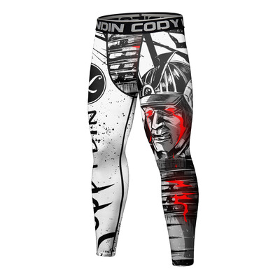 Ανδρικό κολάν Cody Quick Dry Cool Compression Bjj Muay Thai κολάν Φούτερ υψηλής ποιότητας στη μέση Grappling παντελόνι γυμναστικής