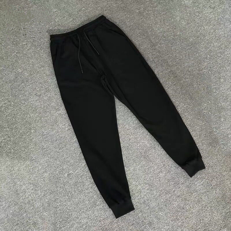 KPOP modes stils Harajuku Slim Fit Ropa Hombre Loose All Match Sport ikdienas bikses korejiešu stila viengabalainas kabatas ādas bikses