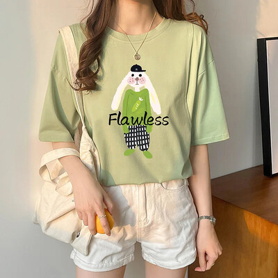 Pogimdyminiai krūtimi maitinantys viršutiniai lieknėjimo stiliaus marškinėliai nėščiosioms Vasariniai ploni trumpomis rankovėmis su kaklu motinos pienu maitinantys drabužiai