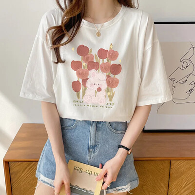 Pogimdyminiai krūtimi maitinantys viršutiniai lieknėjimo stiliaus marškinėliai nėščiosioms Vasariniai ploni trumpomis rankovėmis su kaklu motinos pienu maitinantys drabužiai