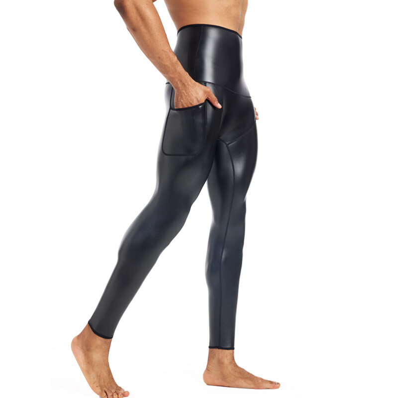 Jaunas melnas kovboju ādas bikses motociklu braukšanas bikses vīriešu ādas bikses ar augstu vidukli Slim PU bikses vīriešu bikses liela izmēra S-4XL