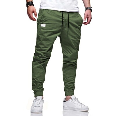 Toamna/Iarna 2024 Pantaloni casual noi, slim fit, casual, europeni și americani, combinație de culori uni, pantaloni de piele pentru tineret