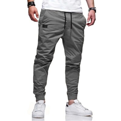 Toamna/Iarna 2024 Pantaloni casual noi, slim fit, casual, europeni și americani, combinație de culori uni, pantaloni de piele pentru tineret