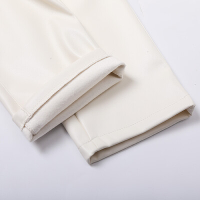 2023. gada jaunais vīriešu apakšsekcija, jaunatnes pu ādas kamuflāžas bikses, vidēja vidukļa stipruma ūdensnecaurlaidīgas mākslīgās bikses