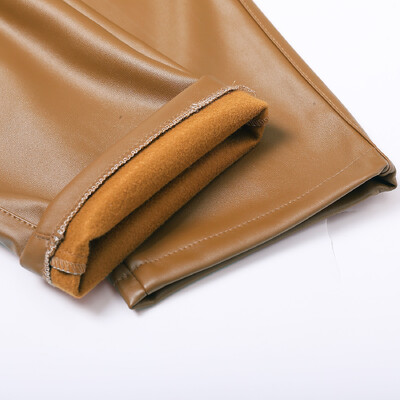 2023. gada jaunais vīriešu apakšsekcija, jaunatnes pu ādas kamuflāžas bikses, vidēja vidukļa stipruma ūdensnecaurlaidīgas mākslīgās bikses