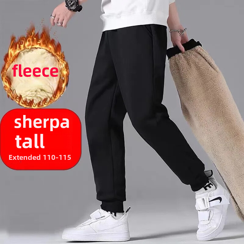 2023. aasta uued meeste puuvillased sametpüksid, talvised vabaaja jalaga dressipüksid, paksendatud püksid meestele, meeste jaoks avarad dressipüksid