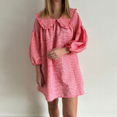 Femei de primăvară Y2K estetică rochie cu imprimeu în carouri cu mâneci lungi, cochetă, rochie largi, vintage, mini rochie în linie A, îmbrăcăminte de stradă