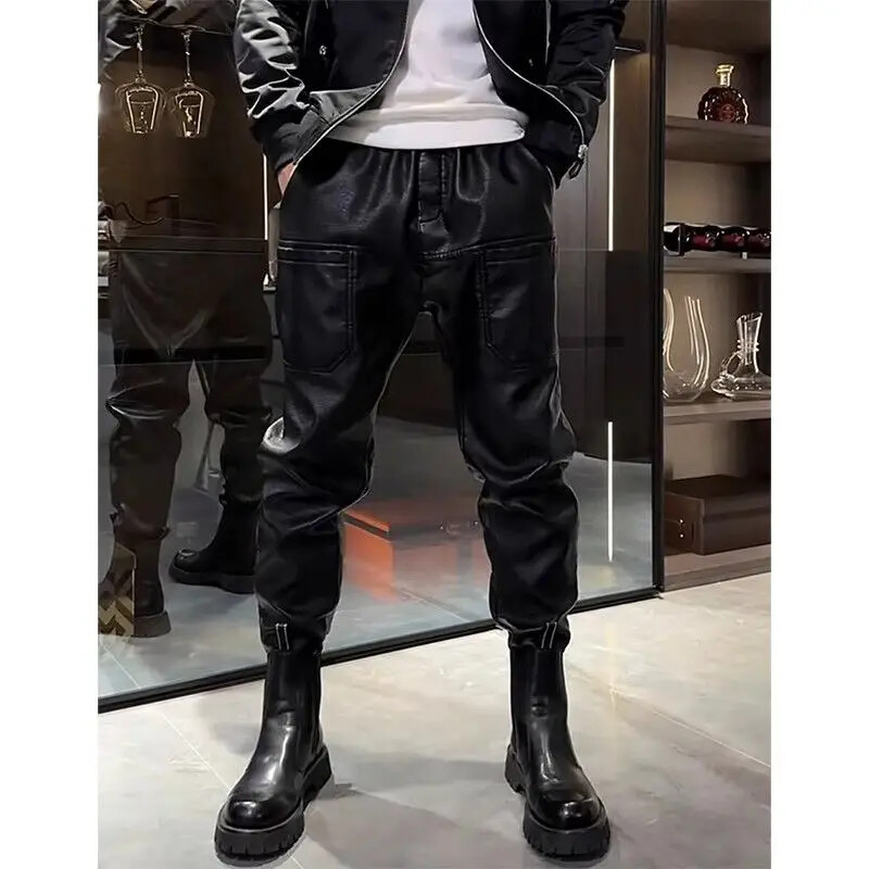 Muške vodootporne ležerne hlače za 2024. Zimski vrhunski trendovi od flisa od zadebljane kože