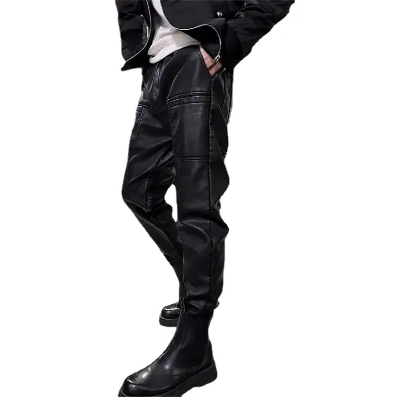 Muške vodootporne ležerne hlače za 2024. Zimski vrhunski trendovi od flisa od zadebljane kože