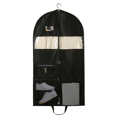 Kodumajapidamises kasutatav tolmukindel riiete kaitsekott, mis on täielikult suletud tõmblukuga, vastupidavast mittekootud riidest riiete hoiukott