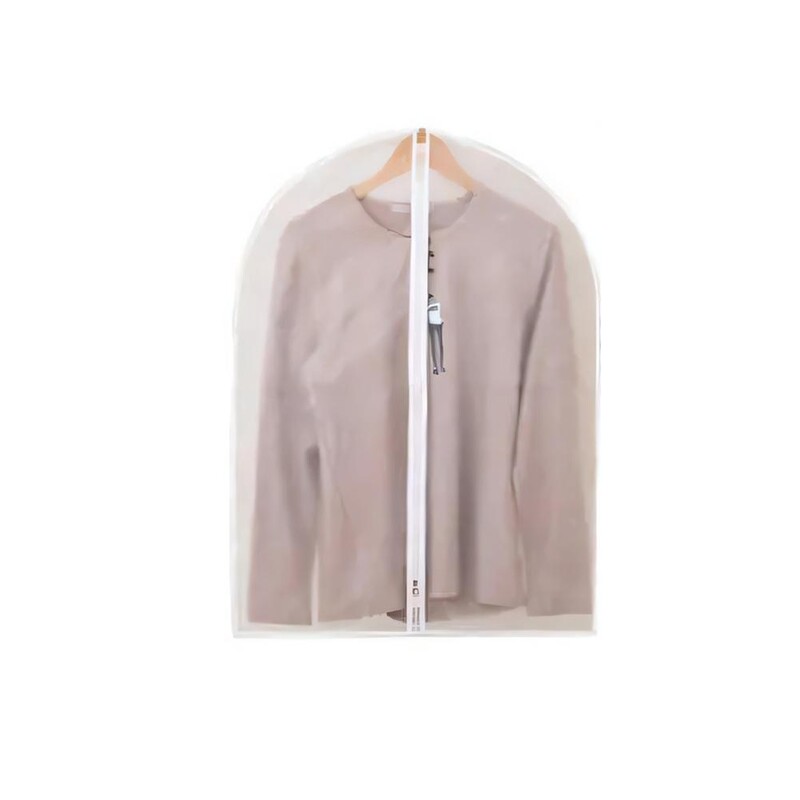 1Gb Apģērbs Putekļu aizsargs Kāzu kleita Pārvalks Uzvalks Mētelis Rāvējslēdzējs Caurspīdīgs Skapis Slēgts Pilnībā Glabāšana Ar Somu Organize A8S1