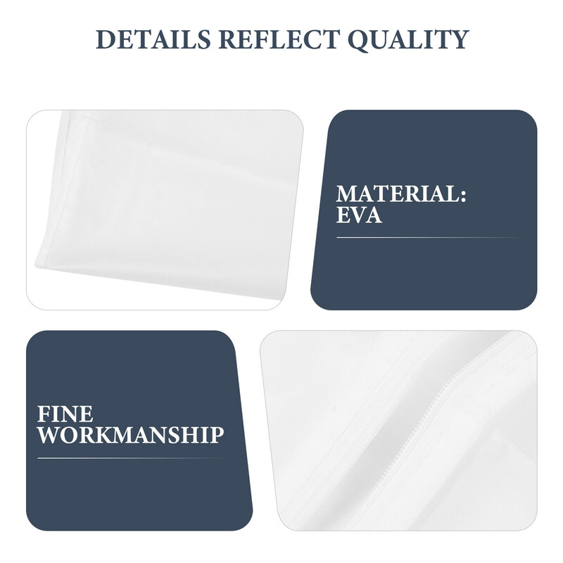 2 gab. Mētelis piekarināms Apģērbs Putekļu pārsegs Ceļojumu apģērbu soma Apģērbi Eva Redzams Uzglabāšana