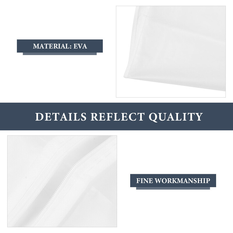 2 gab. Mētelis piekarināms Apģērbs Putekļu pārsegs Ceļojumu apģērbu soma Apģērbi Eva Redzams Uzglabāšana