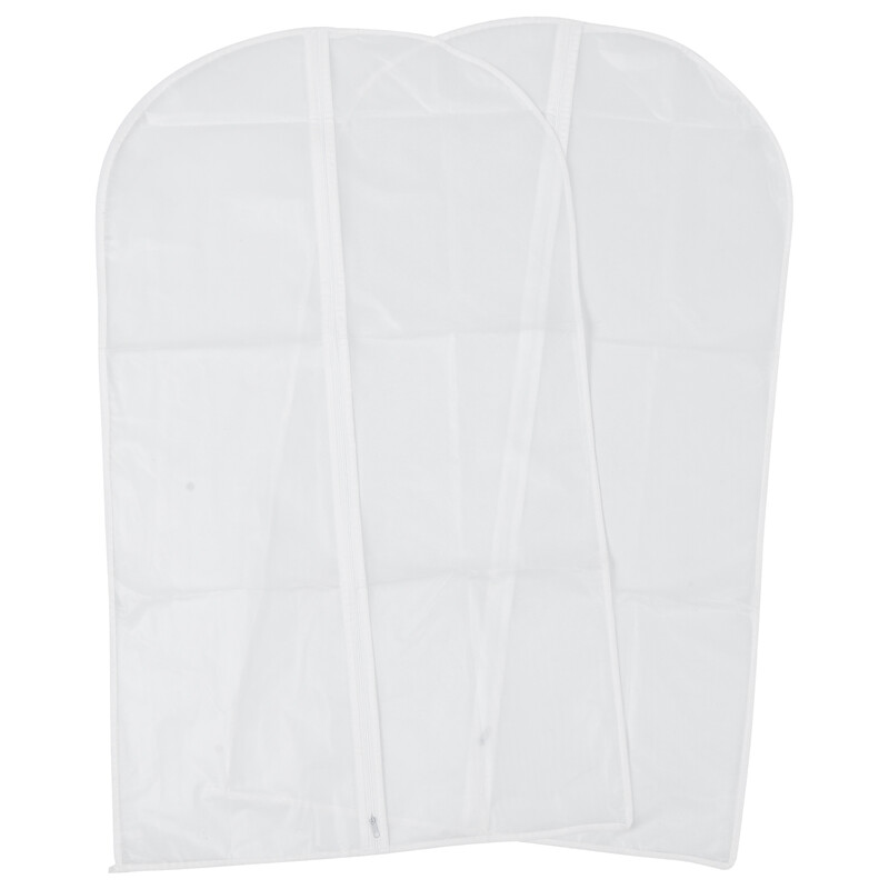 2 gab. Mētelis piekarināms Apģērbs Putekļu pārsegs Ceļojumu apģērbu soma Apģērbi Eva Redzams Uzglabāšana