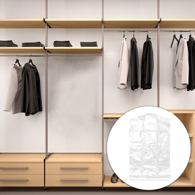 30 τμχ Σακούλα για στεγνό καθάρισμα με κάλυμμα με προστασία από τη σκόνη Αποθήκευση ρούχων σε τσέπη για ταξίδια